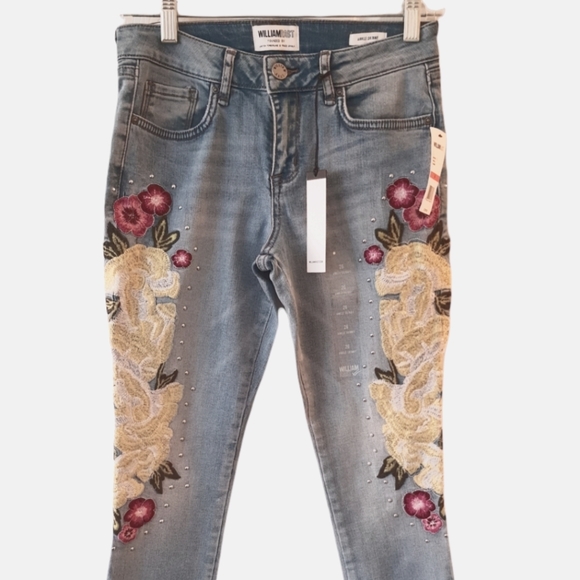 New William Rast Embroidered Jeans - Picture 2 of 2